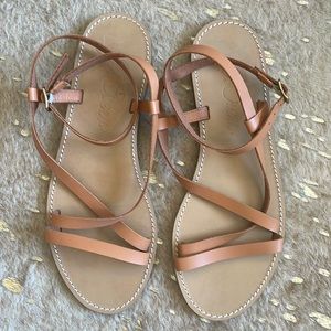 JCrew Leather Sandals - 9